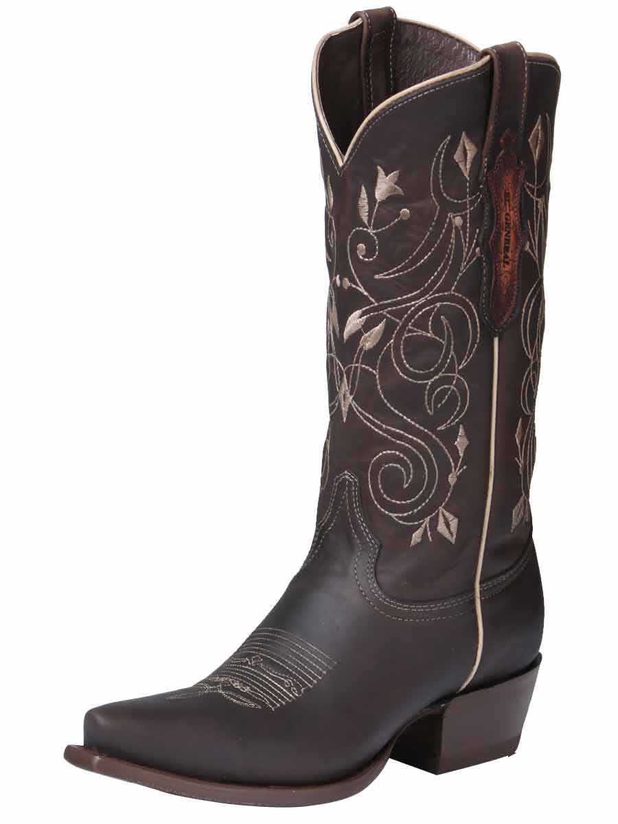 Bottes De Cowboy Exotiques En Autruche – El General – Taille US 6 – Neuves