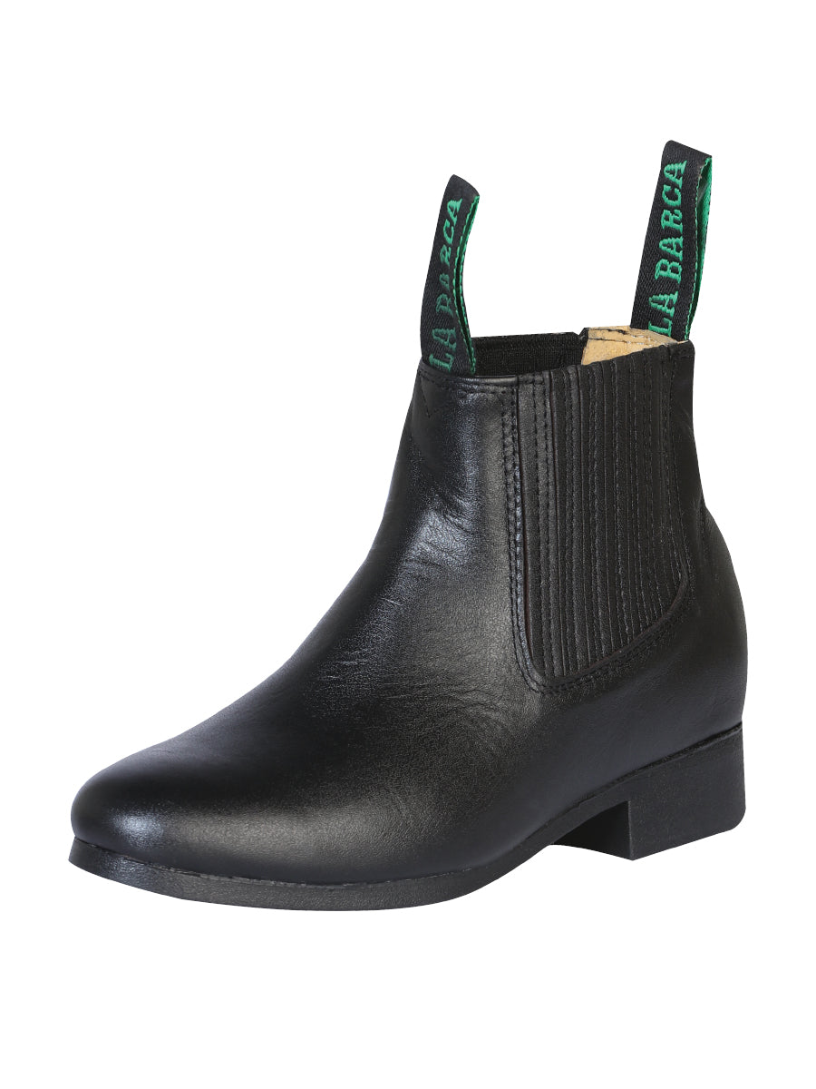 Rodeo -  Traditional Charro Boot -  Leather  Black 215