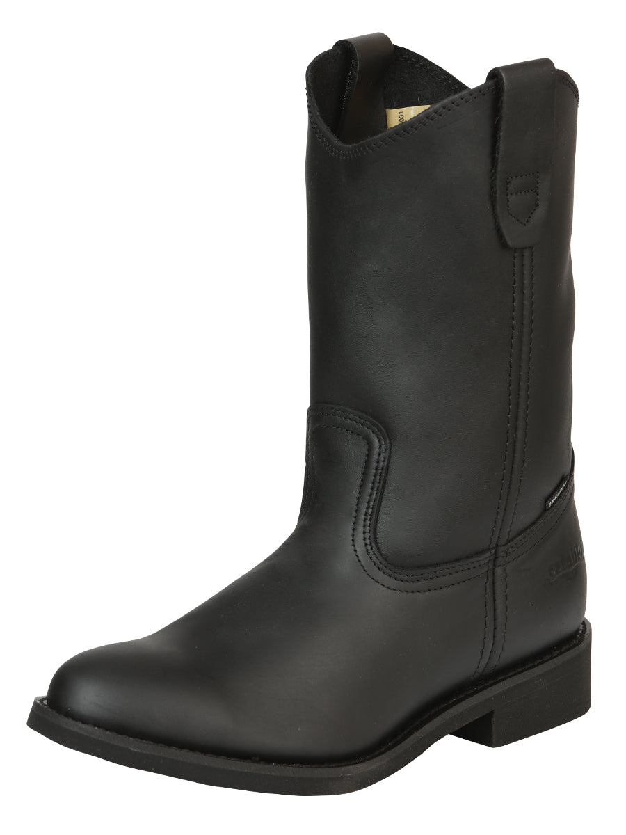 Establo Men’s Work Boot - Nobuck Canela Lace-Up 91204 main image 1