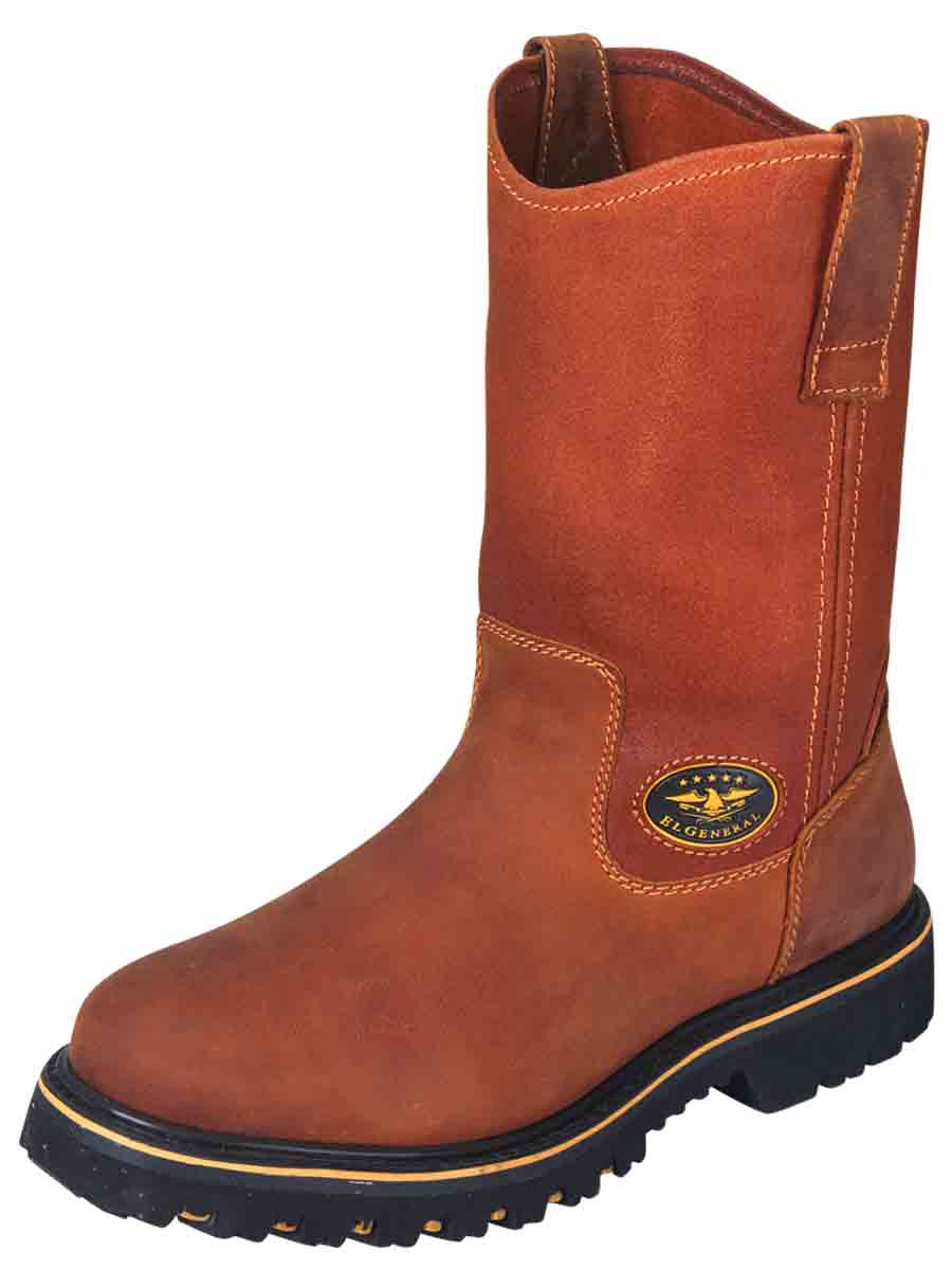 El General Men’s Work Boot with Steel Toe - Honey 31329