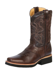 Establo Men’s Rodeo Work Boot - Rustic Leather in Brown Dallas
 33557