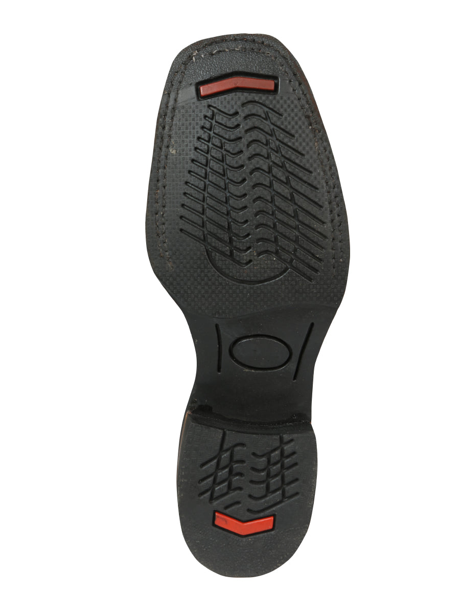 El General Rodeo Boot - Crazy  Wine with Embroidery 40667