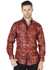 Red Gold Casual Long Sleeve Shirt 44021