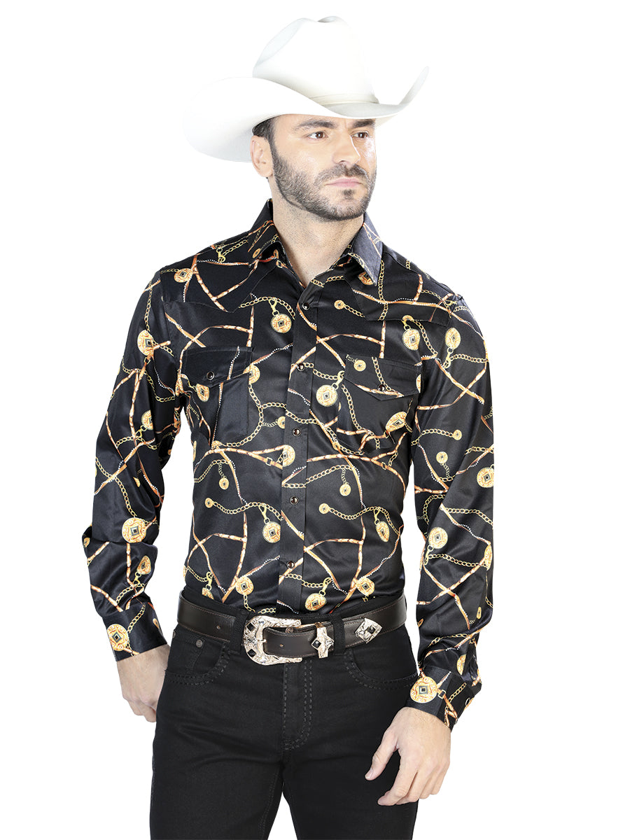 El General Western Shirt - Black 44320
