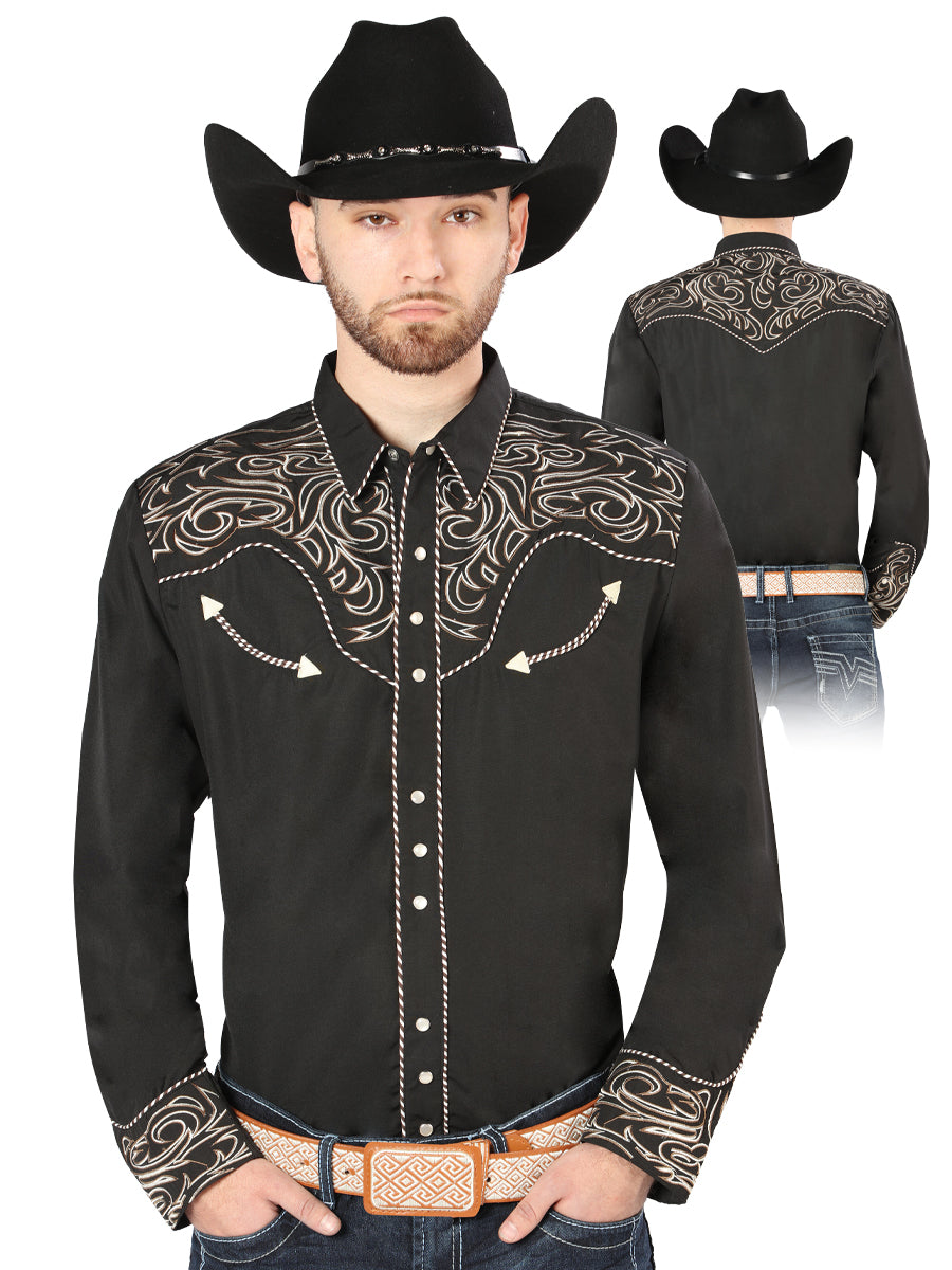 El General - Casual Long Sleeve Shirt - Ivory 44489 main image 1