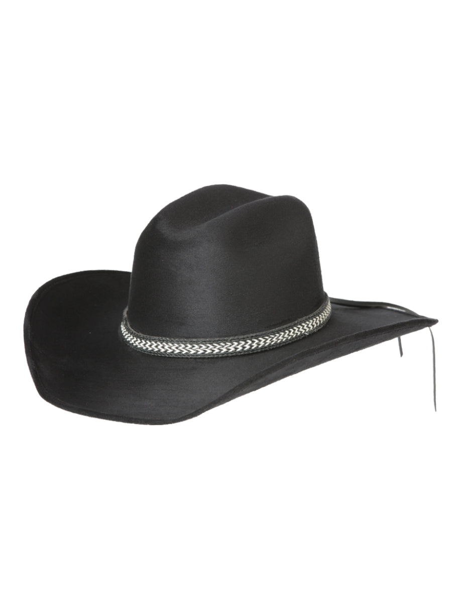 El General Suede Western Hat Black 44258