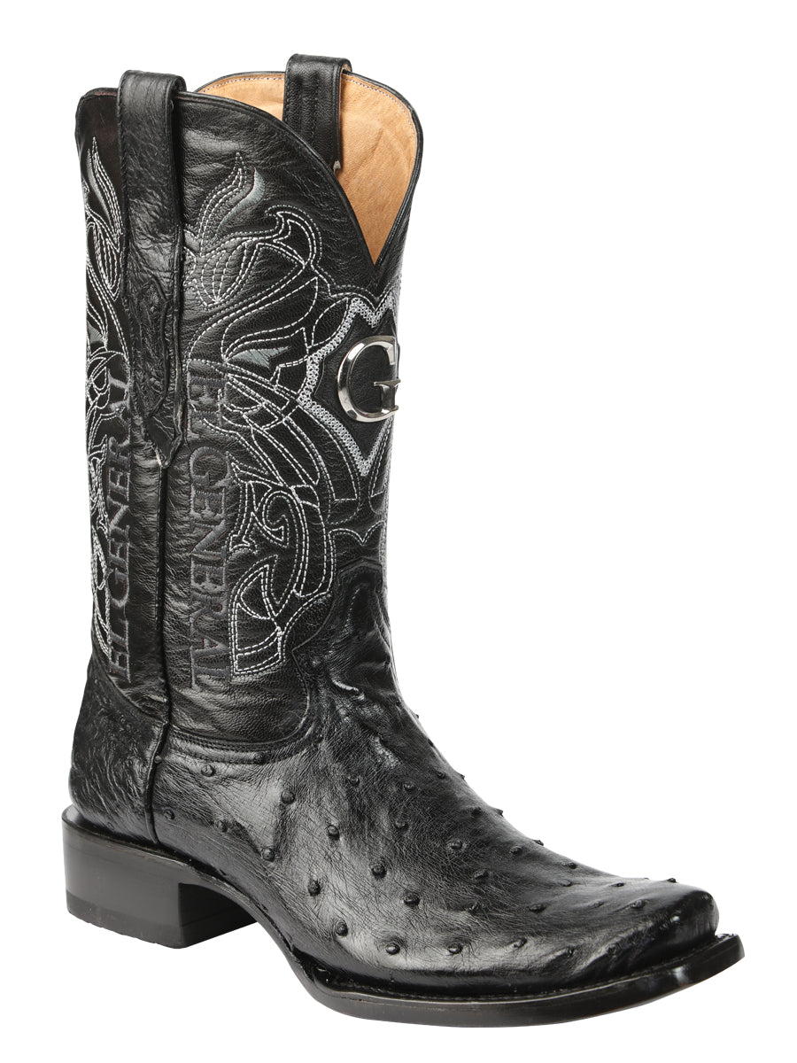 El General Men's Rodeo Boot – Crazy Leather - Black 45207 main image 1