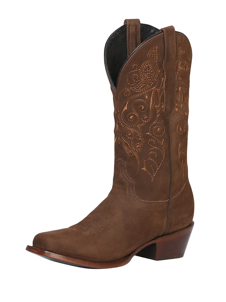 El General Womens Rodeo Boot Limited Edition Nobuck Camel 122488 El