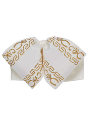 Adult 
Mexican Charro Bow Tie 100% Polyester Ivory/Gold 600136
