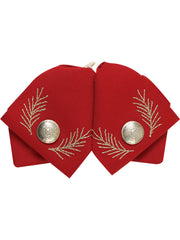 Adult 
Mexican Charro Bow Tie 100% Polyester Red/Gold 601106
