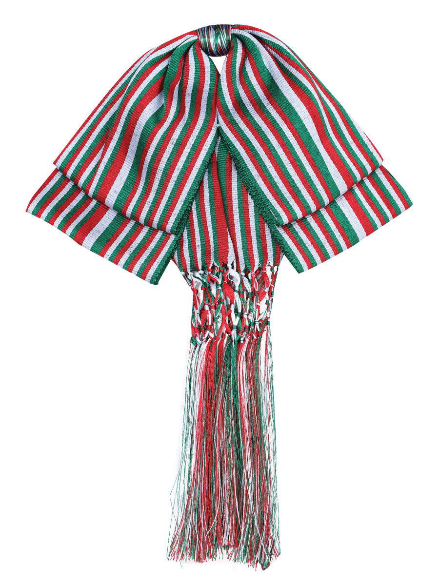 Mexican Charro Bow Tie 85% Articela, 15% Polyester Tricolor 601334