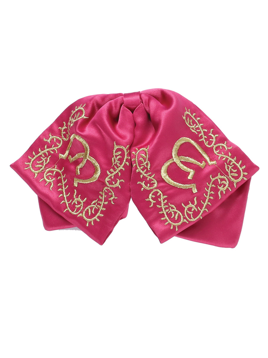 Kids 
Mexican Charro Bow Tie 100% Polyester Fuchsia/Gold 601762