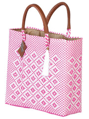 Artisanal Handbag 100% Polyethylene Pink 602115
