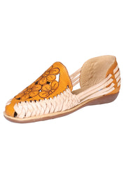Mexican Artisanal Sandals Leather Natural 602364