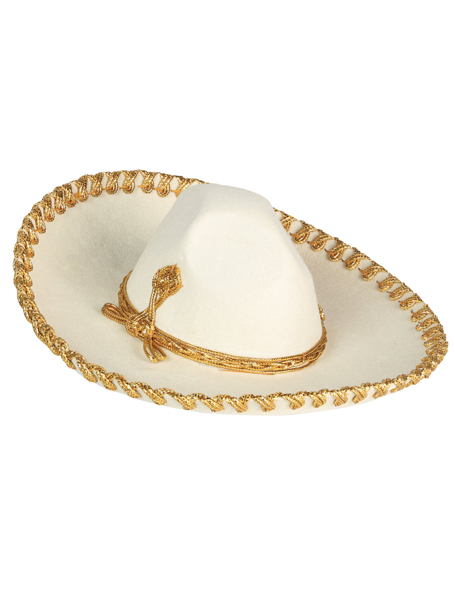 Kids 
Mexican Charro Hat Velvet White/Silver 600320