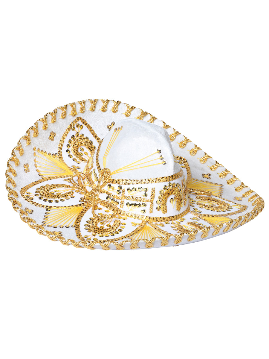 Kids 
Mexican Charro Hat Velvet Black/Gold 600318 main image 1
