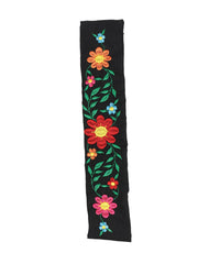 Elastic Embroidered Headband Black 602771