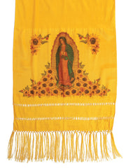 Mexican Shawl 85% Articela, 15% Polyester Yellow 603751