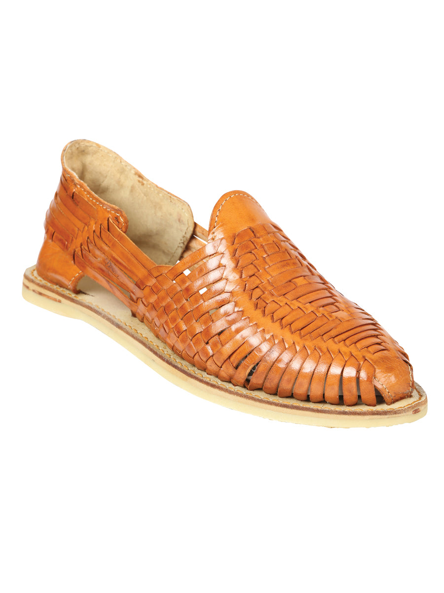 Mexican Artisanal Sandals Leather Red 601927 main image 0