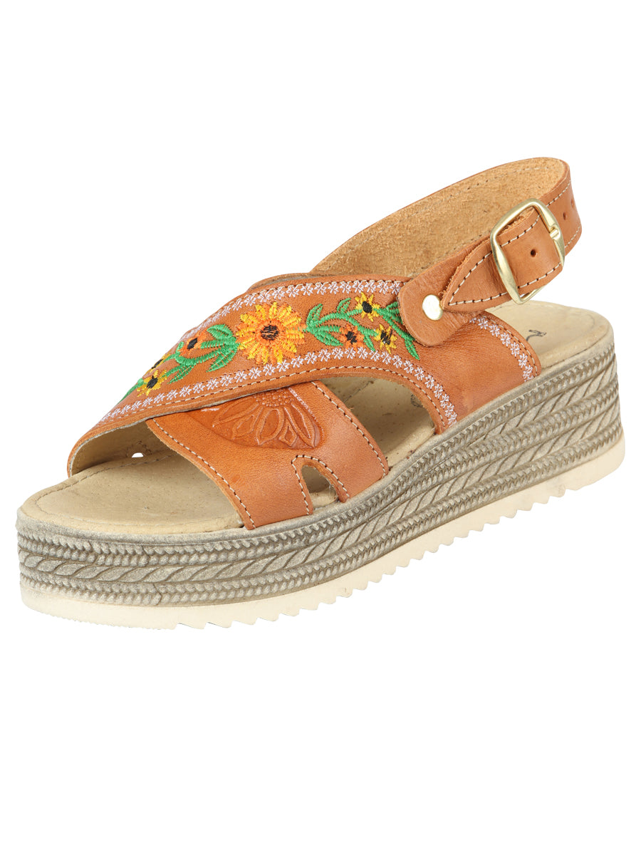 Mexican Artisanal Sandals 50% Leather, 50% Synthetic Shedron  603797 main image 1