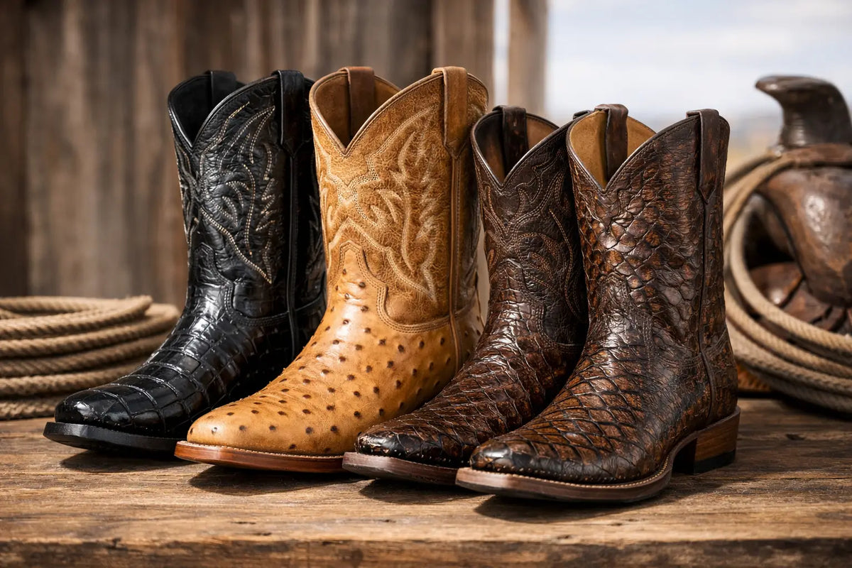 Exotic Leather Durability Guide for Cowboy Boots