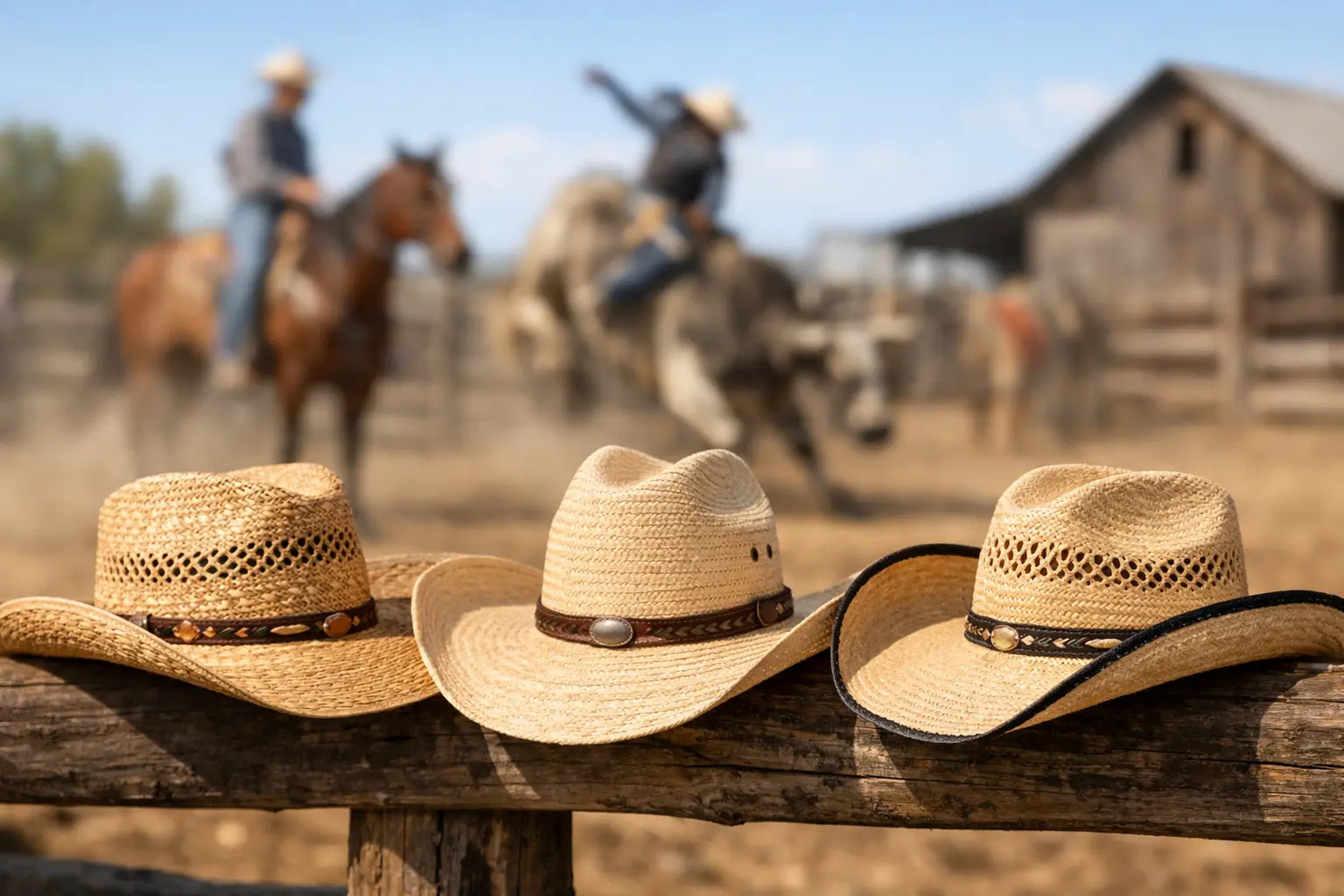 Straw Sombrero Styles for Ranch, Rodeo, and More