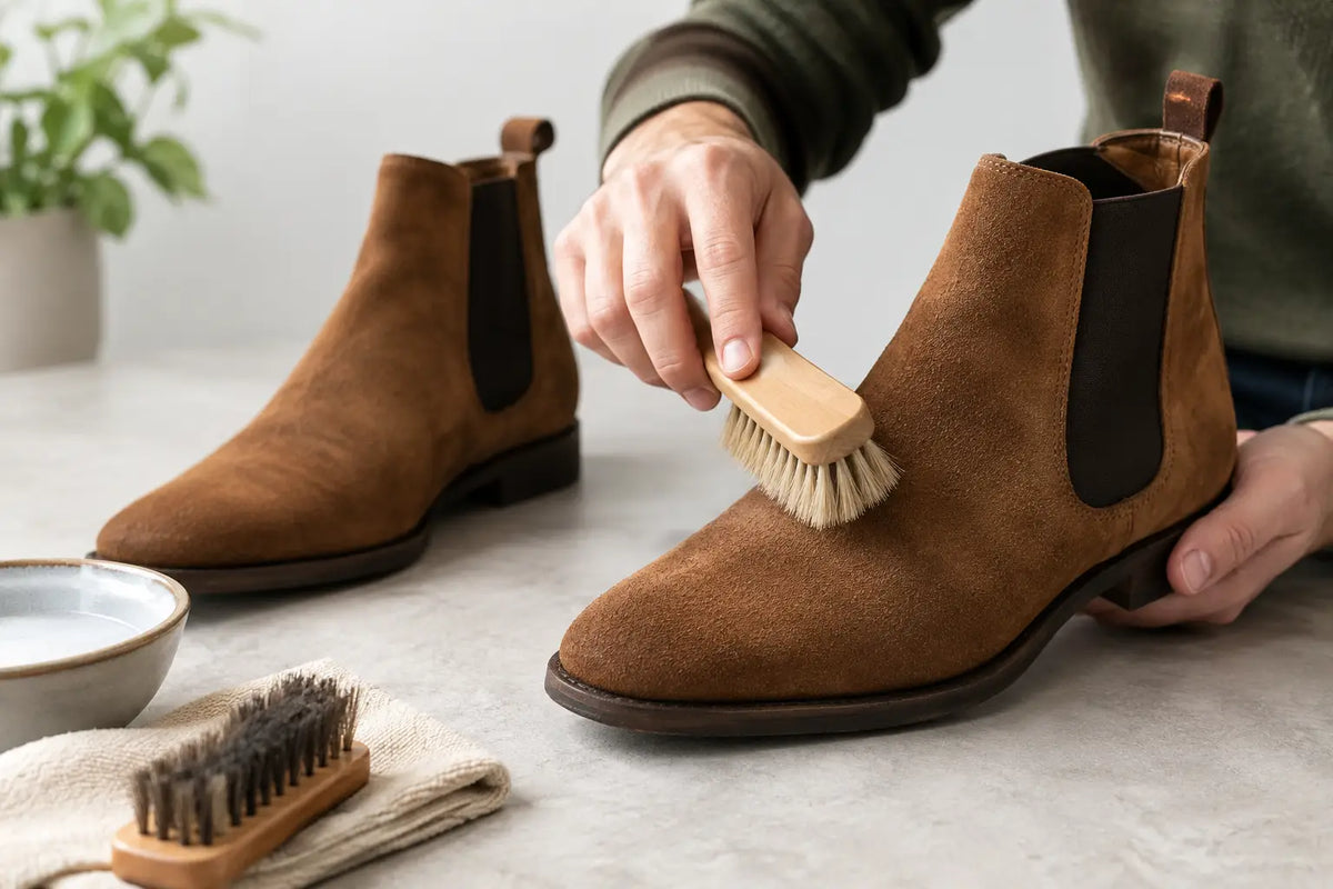 Suede Boot Cleaning That Protects the Nap