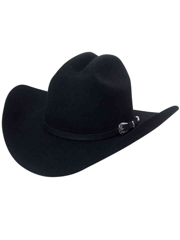 El General 50X Premium Wool Cowboy Hat - Style "Sebastian" Black 25650