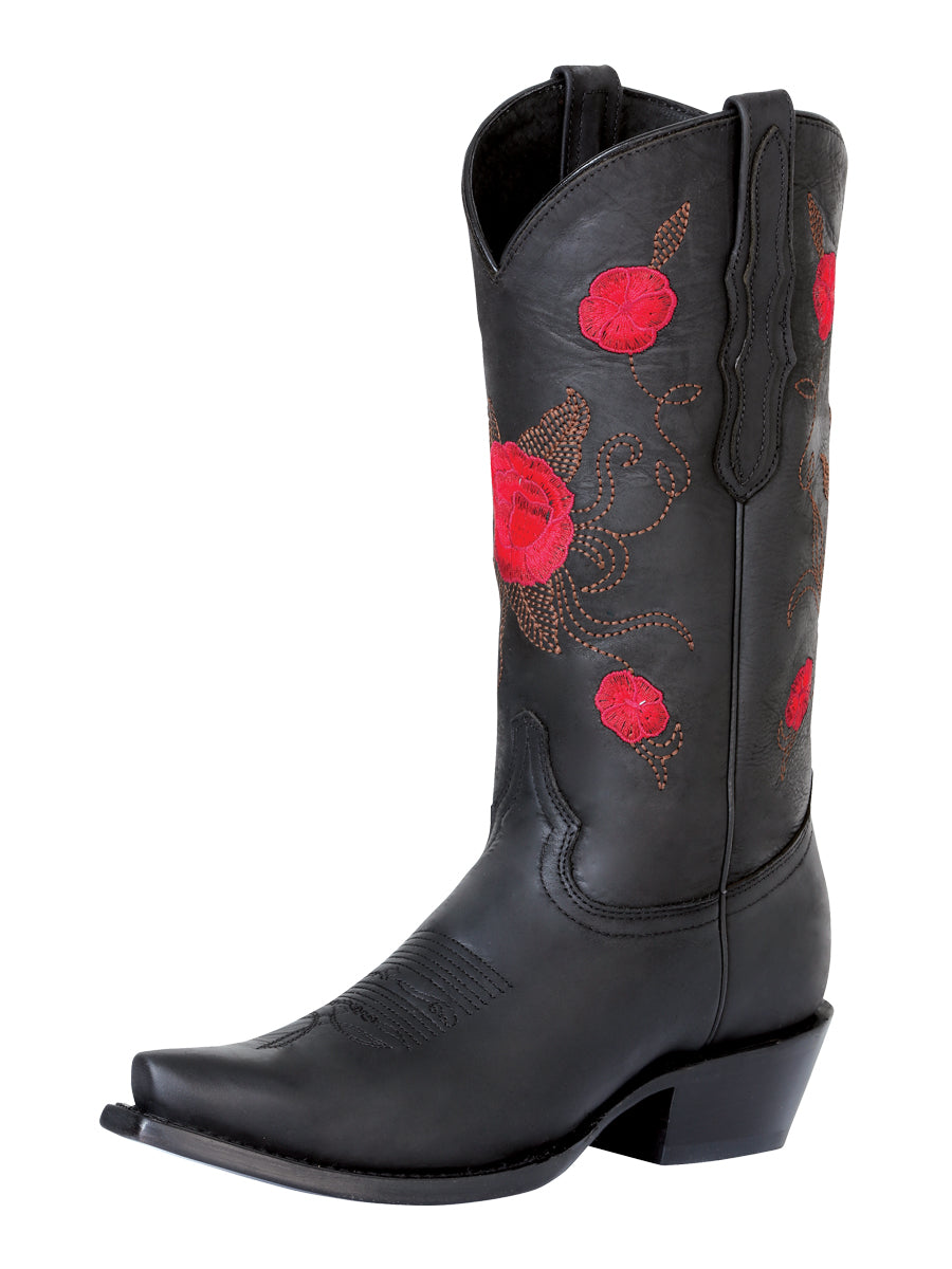 El General Womens Rodeo Boot  - Crazy Black 41908
