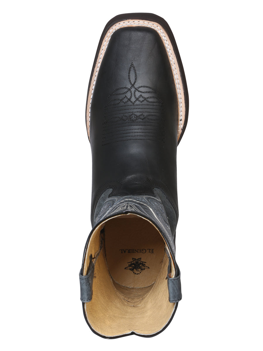 El General Rodeo Boot - Crazy  Black 43006