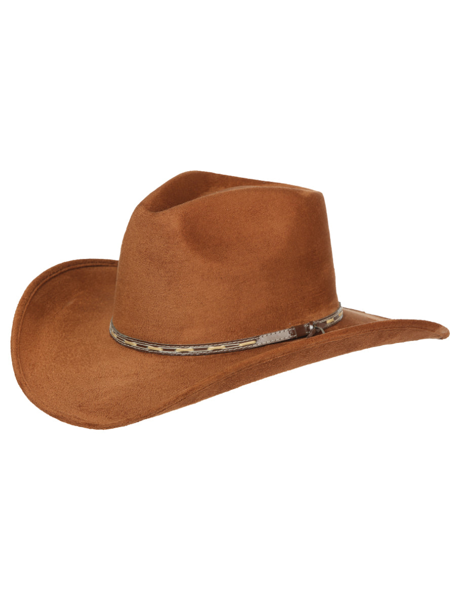 El General Adult Unisex Suede Western Cowboy Hat - Tobacco 44249