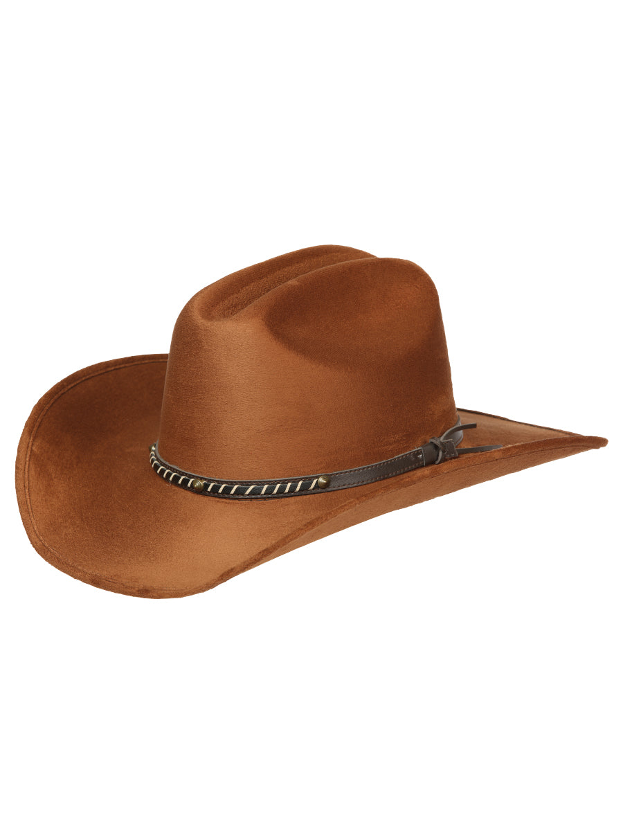 El General Adult Unisex Suede Western Cowboy Hat - Tobacco 44257
