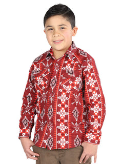 Kid's Snap Button Shirt
