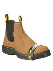 ProCliff Men’s Steel Toe Slip on Work Shoes - Made in Mexico - Nubuck Maple 45284