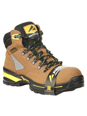 ProCliff Men’s Steel Toe Lace-up Work Shoes - Made in Mexico - Nubuck Maple 45289