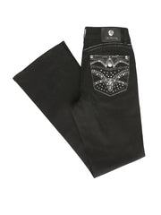 Centenario Hip-Up Bootcut Denim Jeans - Black 45319