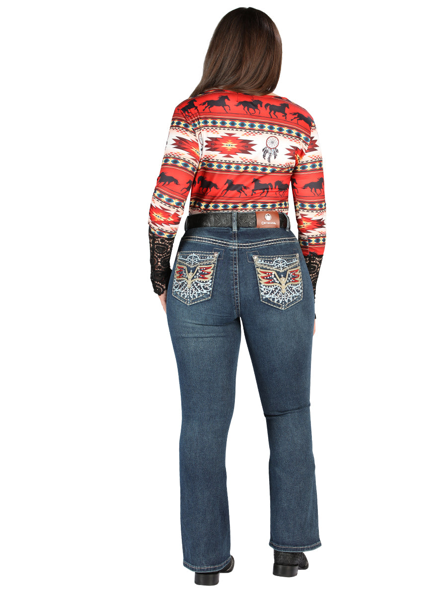 Centenario Bootcut Denim Jeans - Dark Blue 45324