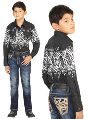 Boys Centenario Premium Bootcut Jeans - Medium Blue Denim 45842