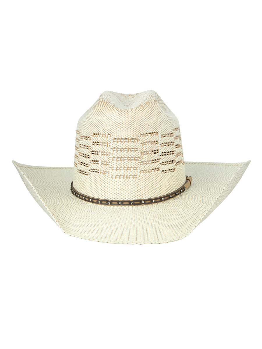 Men’s El General 20X Bangora Western Hat Ringers Crown - Ivory/Tan 45881