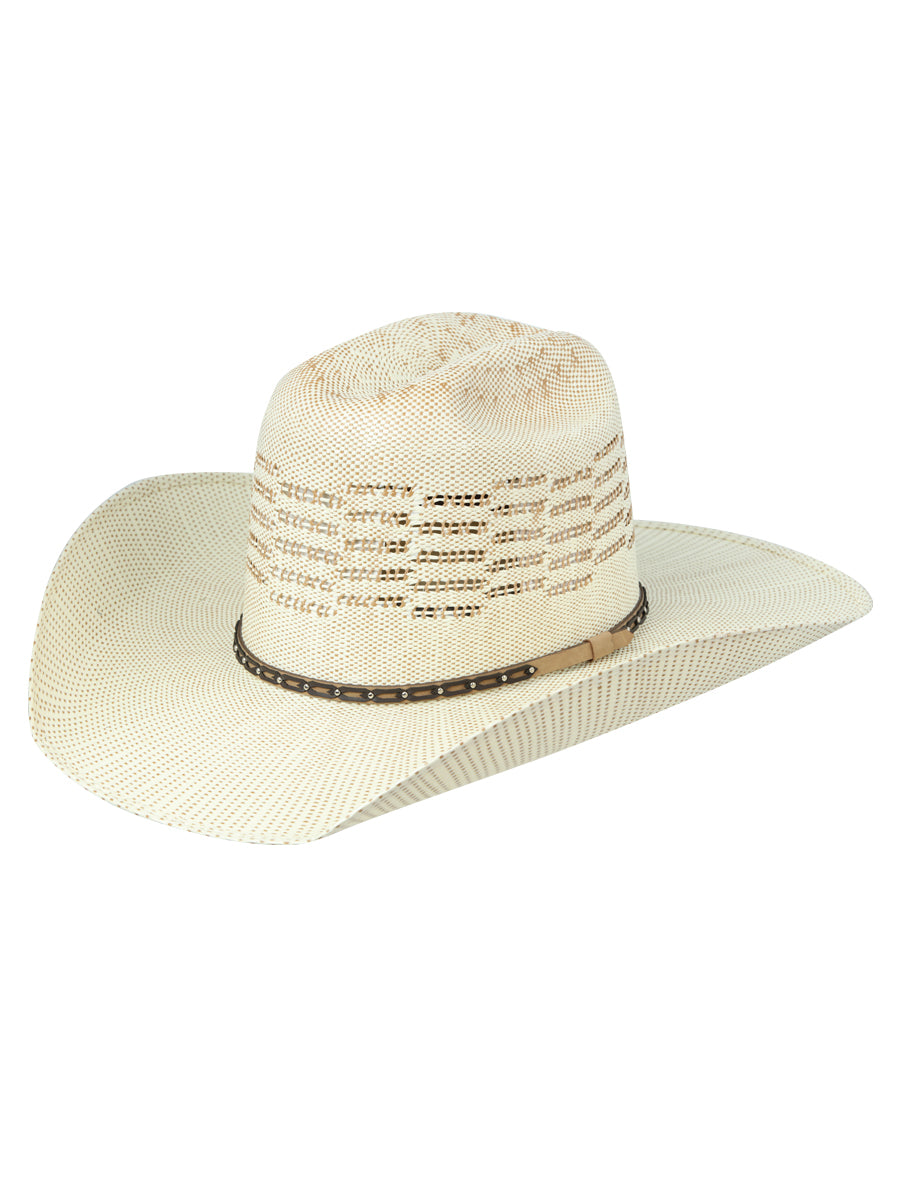 Men’s El General 20X Bangora Western Hat Ringers Crown - Ivory/Tan 45881