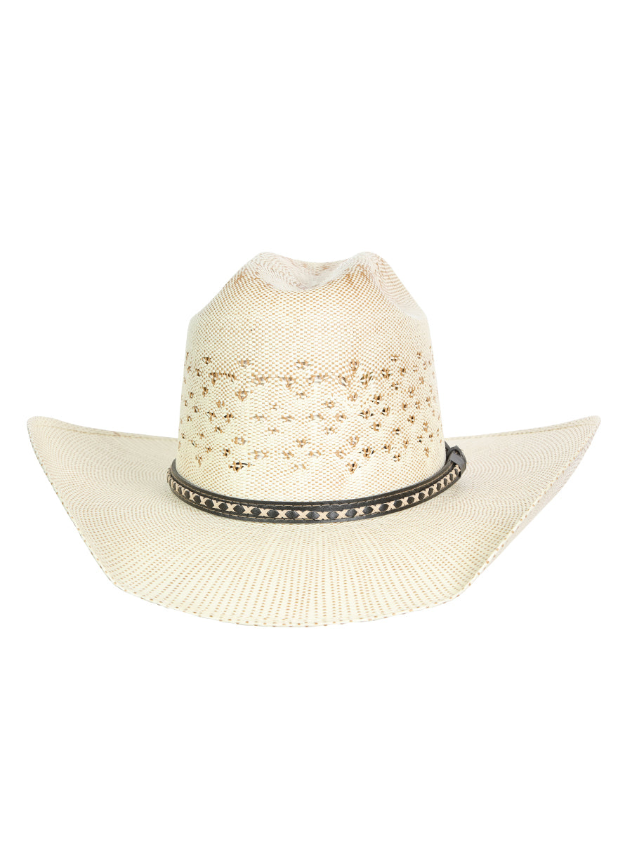 El General 20X Bangora Western Hat Ringers Crown - Unisex- Ivory/Tan 45882