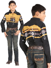 Boys Centenario Premium Bootcut Jeans - Tinted Green Denim 45911