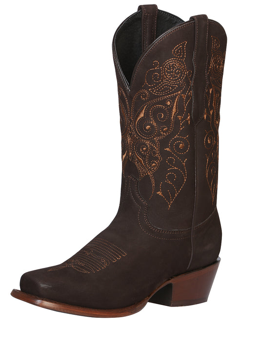 El General Womens Rodeo Boot  Limited Edition - Nobuck Brown 122489