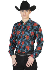 Black Casual Long Sleeve Shirt 126276