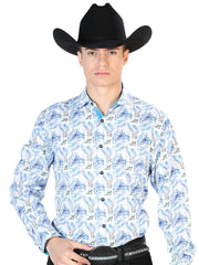 White Long Sleeve  Shirt 126277