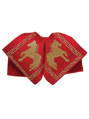 Adult 
Mexican Charro Bow Tie 100% Polyester Red/Gold 600122