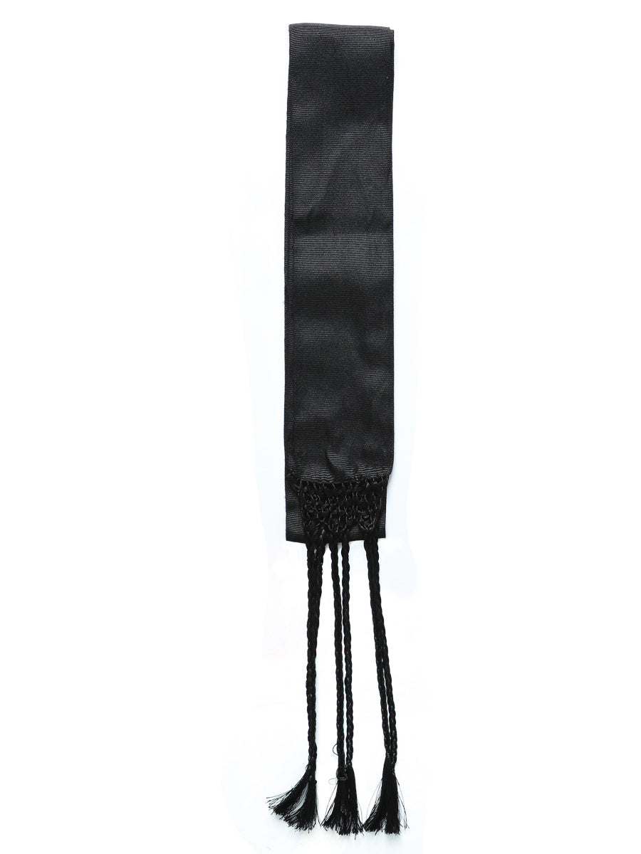 Mexican Charro Sash-Belt 50% Cotton, 50% Polyester Black 601364