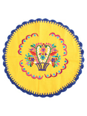 Artisanal Embroidered Tortilla Warmer 100% Cotton 603151
