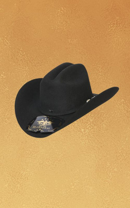 El General Suede Western Kids Hat Black 44247 main image 1